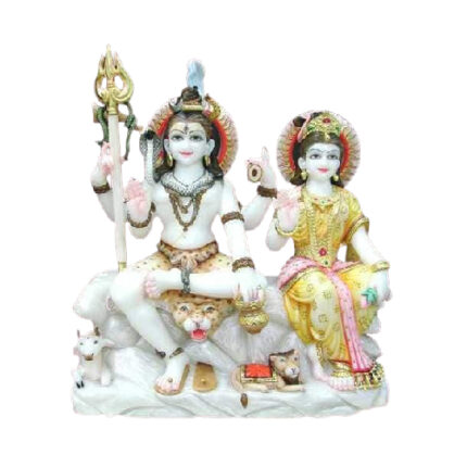 Marble Shiv Parvati Statues in Jaipur