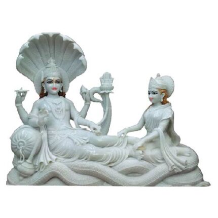 Beautiful White Marble Radha Krishna Statue, For Worship