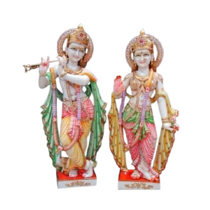 Marble Radha Krishna Statue For Home