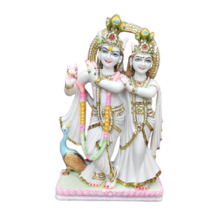 Marble Jugal Radha Krishna Murti