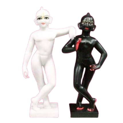 Krishna Balram Marble Statue